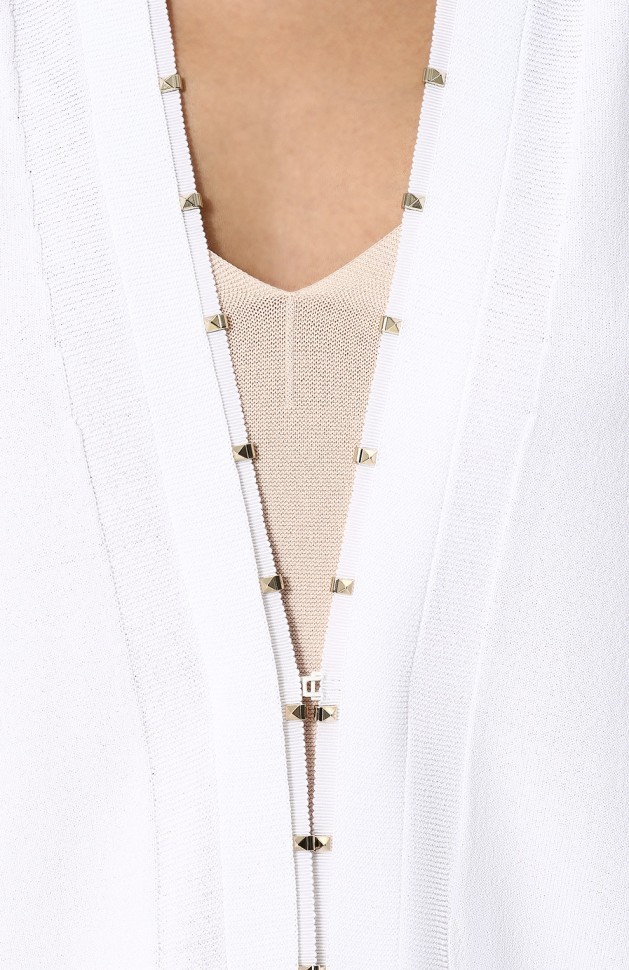 Однотонный удлиненный жилет из вискозы